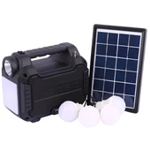 Güneş Enerjili 4 Ampullü Bt Radyolu Aydınlatma Cihazı - 1
