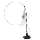 Kedi Oyuncağı Tüylü Zilli Vantuzlu Kedi Oltası thumbnail 9