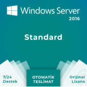Windows Server 2016 Standard Lisans - 1
