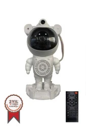 Torima LW-66 Beyaz Astronot Kumandalı Bluetooth Hoparlör Müzik Çalar thumbnail 1