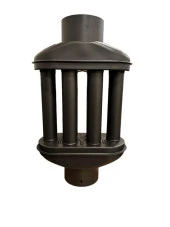 BACA CİMRİSİ / BOY: 40 CM / ÇAP: 13 CM / MAT SİYAH EMAYE / BABA'S STOVE - 1