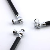 Çınar 224 mm Krom Siyah Mutfak Mobilya Çekmece Metal Dolap Kapak Kulpları Dolabı Kulbu Kulpu 224 mm thumbnail 6