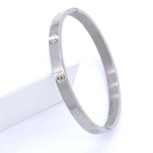 Çelik Kelepçe Bileklik Love Model BLZ-289 - 4