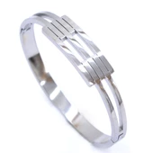 Çelik Kelepçe Bileklik 2 Kollu Kaburga BLZ-344 - 2