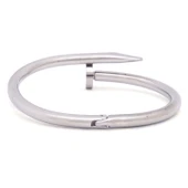 Çelik Kelepçe Bileklik Çivi Model Unisex BLZ-376 - 3