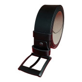 Erkek Spor Kemer 4,5 Cm. Düz Siyah Gvn-0058 - 1