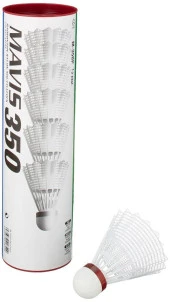 YONEX MAVIS 350 (6'lı) BEYAZ BADMINTON TOPU - Kırmızı Bant - 1
