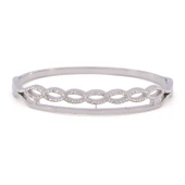 Çelik Kelepçe Bileklik Taşlı Şık BLZ-431 thumbnail 1