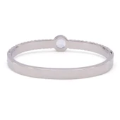 Çelik Kelepçe Bileklik Zirkon Taşlı Model BLZ-426 - 3