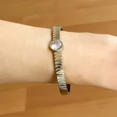 Çelik Kelepçe Bileklik Zirkon Taşlı Model BLZ-426 - 4