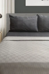 Alla Turca Çift Kişilik Doğal Pamuk Pike Seti Taş thumbnail 2