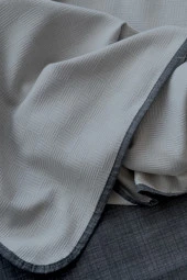 Alla Turca Çift Kişilik Doğal Pamuk Pike Seti Taş thumbnail 4