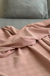 Alla Turca Çift Kişilik Doğal Pamuk Pike Pudra - 3