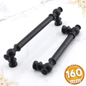 Arya 160 mm Siyah Kulp Metal Mobilya Mutfak Çekmece Dolap Dolabı Kapak Kulpları Kulbu Kulpu 160 mm - 1