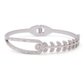 Çelik Kelepçe Bileklik Taşlı Buğday Model BLZ-327 thumbnail 1