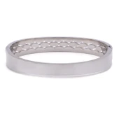 Çelik Kelepçe Bileklik Zirkon Taşlı BLZ-340 thumbnail 2