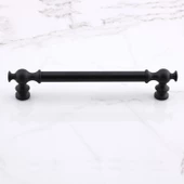 Arya 192 mm Siyah Mobilya Çekmece Metal Kulp Mutfak Dolap Dolabı Kapak Kulpları Kulbu Kulpu 192 mm thumbnail 6