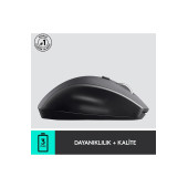 logitech M705 Mouse Marathon Kablosuz 1000 DPI Siyah - 2