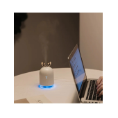 QASUL Mini Beyaz Geyikli Aromatik Difüzör Led Masa Ve Gece Lambası Hava Temizleyici Buhar Makinası - 4