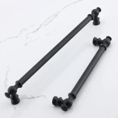 Arya 256 mm Siyah Kulp Mobilya Metal Mutfak Dolabı Çekmece Dolap Kapak Kulpları Kulbu Kulpu 256 mm - 4