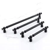 Arya 256 mm Siyah Kulp Mobilya Metal Mutfak Dolabı Çekmece Dolap Kapak Kulpları Kulbu Kulpu 256 mm - 5