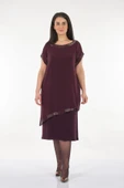 Rozeşah Büyük Beden  Kadın Abiye Elbise 2316470 thumbnail 1
