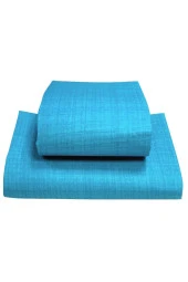 Alla Turca Ranforce Tek Kişilik Çarşaf Seti Turkuaz - 1