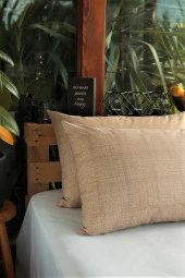 ALLA TURCA RANFORCE 2Lİ YASTIK KILIFI S.Kahve - 1