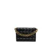 Only Kapitone Metalik Zincir Detaylı Omuz Çantası - Trend Tasarım - 4