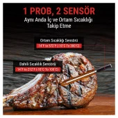 ThermoPro TP960 Bluetooth, Digital,Tek Problu Profesyonel Et Termometresi thumbnail 6