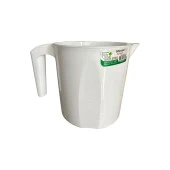 Polytime Plastik Beyaz Ölçekli Maşrapa - 1.5 Litre - 1