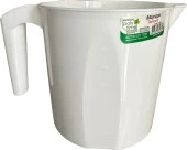 Polytime Plastik Beyaz Ölçekli Maşrapa - 1.5 Litre - 2