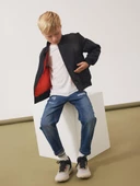 Minimalist Bomber Ceket-Uzun Kol Regular Fit - 12