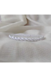 Beyaz Burgu Arkadaş Bileklik - Friendship Makrome Bileklik - 1