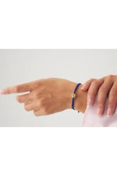 Lacivert Top Örgü Ip Best Friends Bileklik thumbnail 2