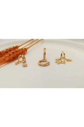 6'lı Ayıcık Figürlü Taşlı Küpe Seti thumbnail 1