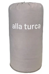 Alla Turca Lux Uyku Seti-Çift Kişilik-Lastikli Çarşaflı 4 Yastık Kılıflı-Özel Çantada Antrasit/krem - 6