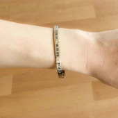 Çelik Kelepçe Bileklik Roma Rakamlı Model BLZ-413 thumbnail 3