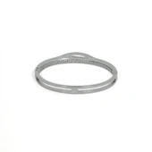 316l Çelik Zirkon Taşlı Şık Spor Kelepçe - 3