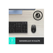 logitech M190 Büyük Boy Usb Alıcılı 1.000 Dpı Kablosuz Mouse - Gri - 2
