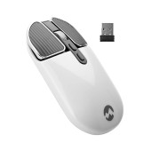 Everest Sm-619 Metalik Beyaz 1600 Dpı 2.4 Ghz Süper Sessiz Şarj Edilebilir Premium Kablosuz Mouse - 1