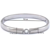 Çelik Kelepçe Bileklik Tektaş Model BLZ-460 thumbnail 6