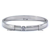 Çelik Kelepçe Bileklik Tektaş Model BLZ-459 thumbnail 5