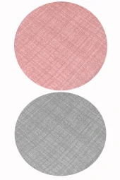 Çift Kişilik Ranforce Çift Taraflı Nevresim Takımı -Düz Battal Çarşaflı Pudra-Gri - 4