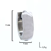 Çelik Halka Küpe Klasik Halka Model UNK-696 thumbnail 3