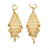 Altın Kaplama Küpe Sallantılı Hint Model UNK-503 thumbnail 1