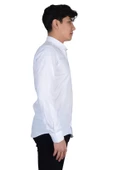 Cengiz İnler Kendinden Desenli Slimfit Erkek Gömlek - 6