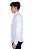 Cengiz İnler Kendinden Desenli Slimfit Erkek Gömlek - 3