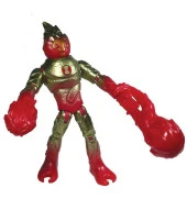 Ben 10 Aksiyon Figür Omni-Metallic Heatblast Lisanslı Ürün thumbnail 2