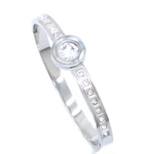 Çelik Kelepçe Bileklik Zirkon Taşlı BLZ-415 thumbnail 6